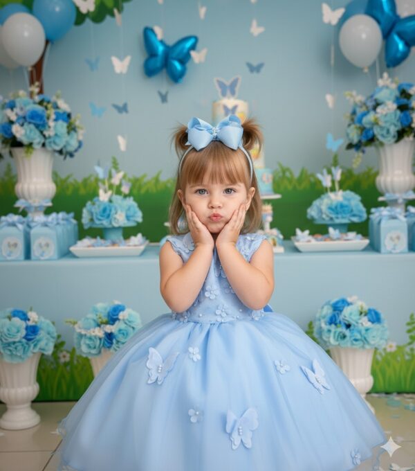 Vestido Marie Jardim das Borboletas